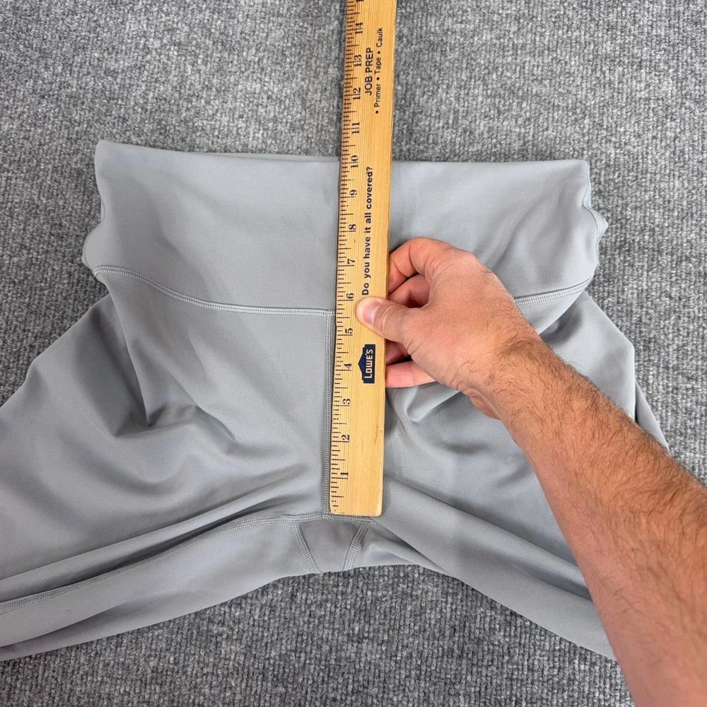 Lululemon Leggings Women 12 Rhino Gray Wunder Train High Rise Crop 23